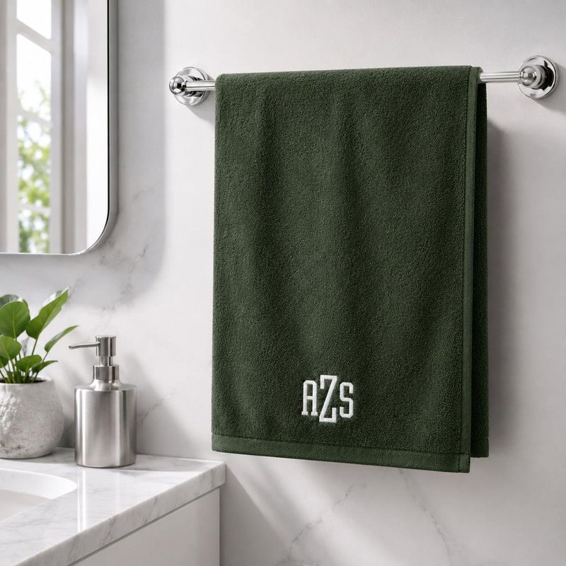 Custom Embroidered Monogrammed Towels for Girls- Personalized Gym Towel with Name - Sport Fan Hand Towel - Travel Beach Towels – image 7