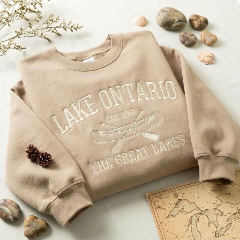 Lake Ontario Embroidered Sweatshirt – image 5