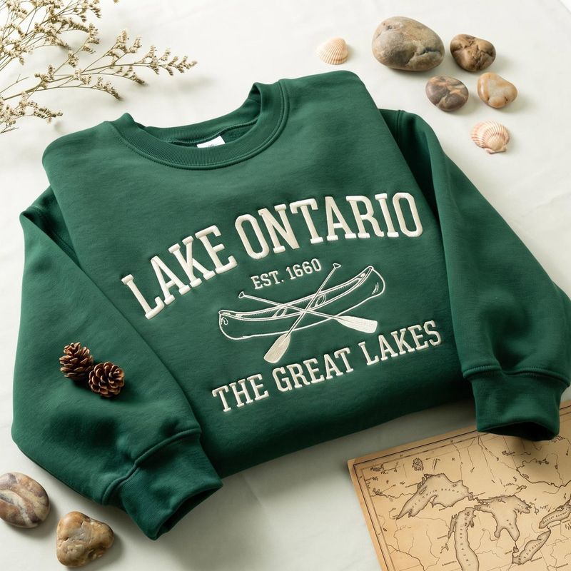 Lake Ontario Embroidered Sweatshirt – image 8