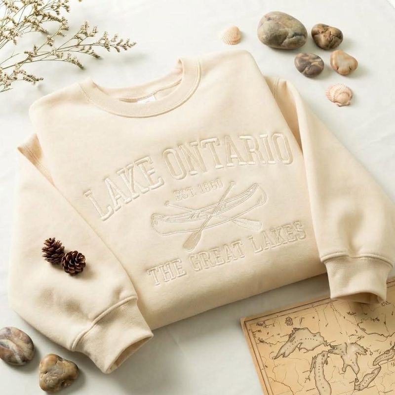 Lake Ontario Embroidered Sweatshirt – image 9