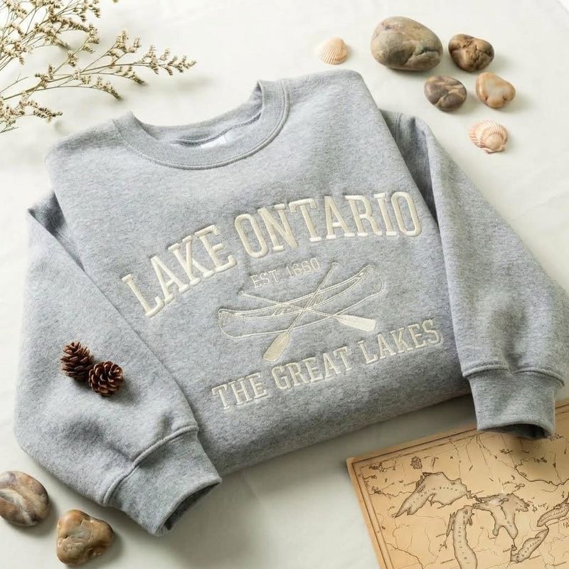 Lake Ontario Embroidered Sweatshirt – image 10