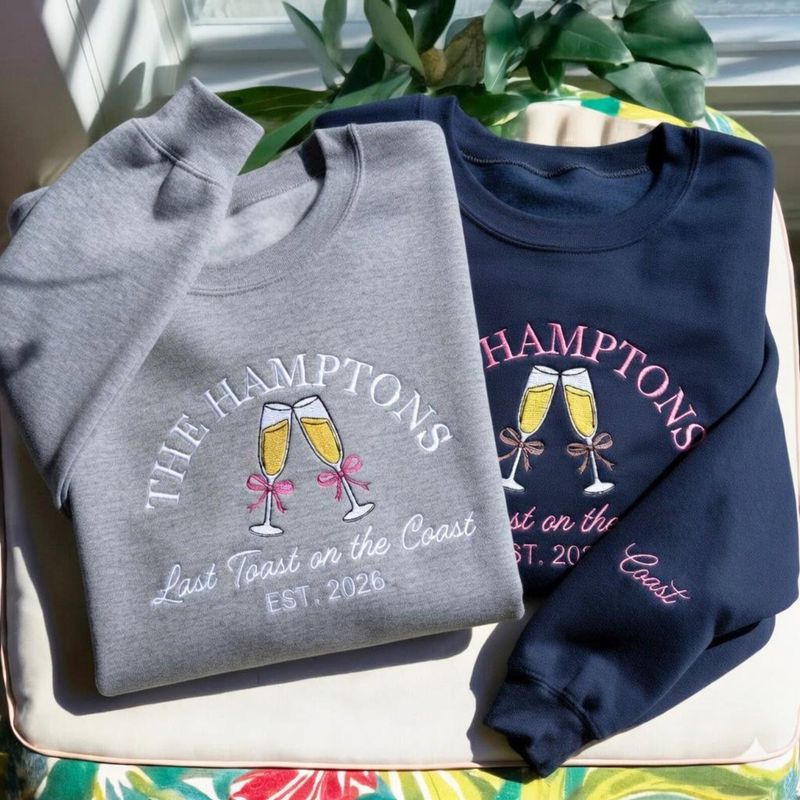 Beach Bachelorette Embroidered Sweatshirt – image 4