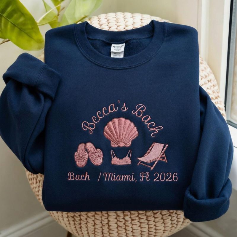 Custom Bachelorette Embroidered Sweatshirts – image 5
