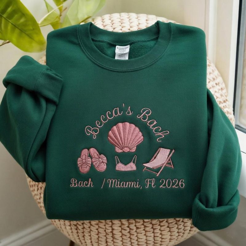 Custom Bachelorette Embroidered Sweatshirts – image 6