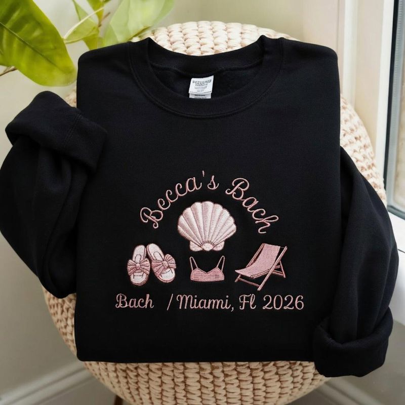Custom Bachelorette Embroidered Sweatshirts – image 7