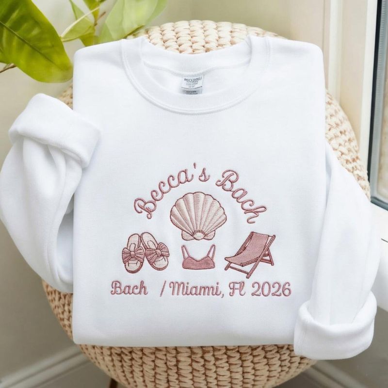 Custom Bachelorette Embroidered Sweatshirts – image 8