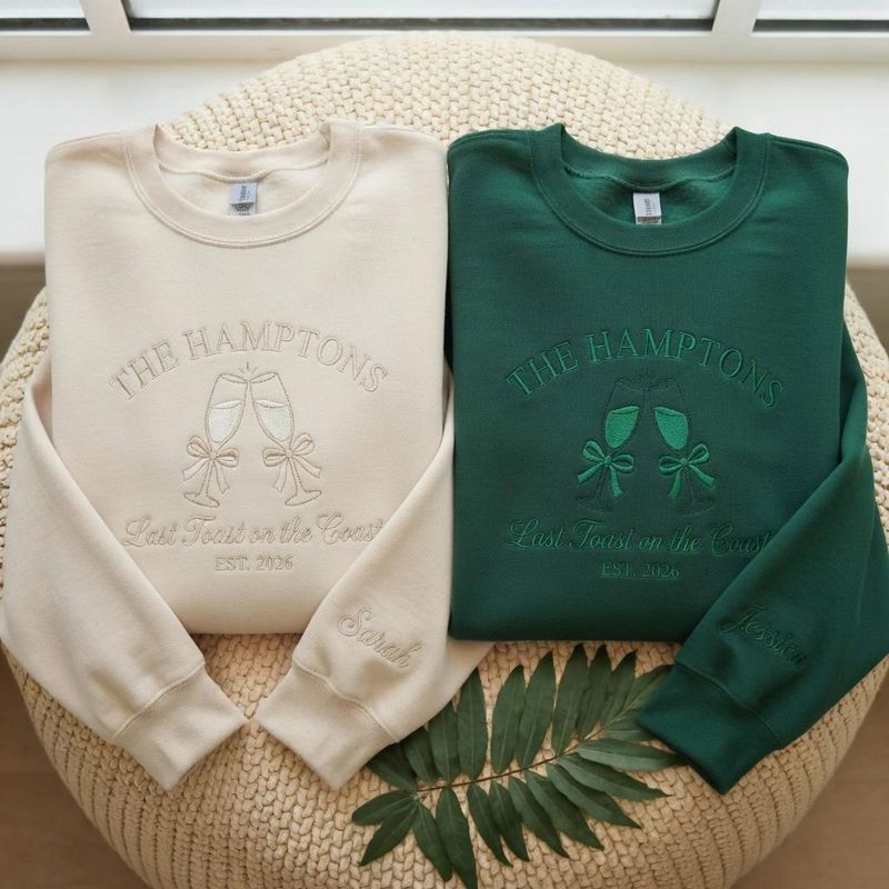 Beach Bachelorette Embroidered Sweatshirts – image 3