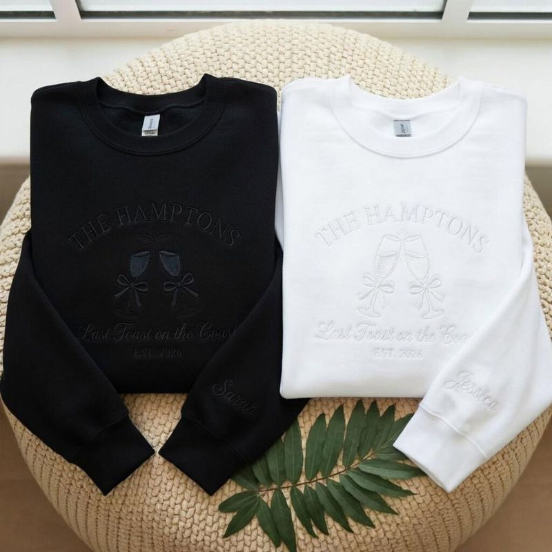 Beach Bachelorette Embroidered Sweatshirts – image 4
