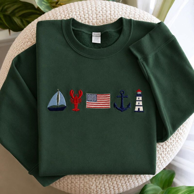 America East Coast Embroidered Sweatshirt – image 3
