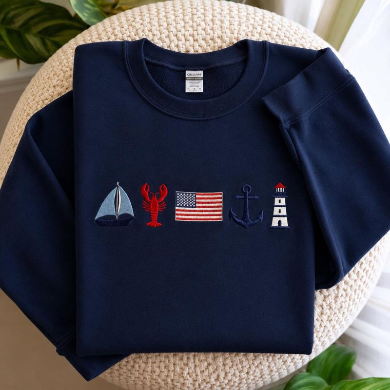America East Coast Embroidered Sweatshirt – image 4