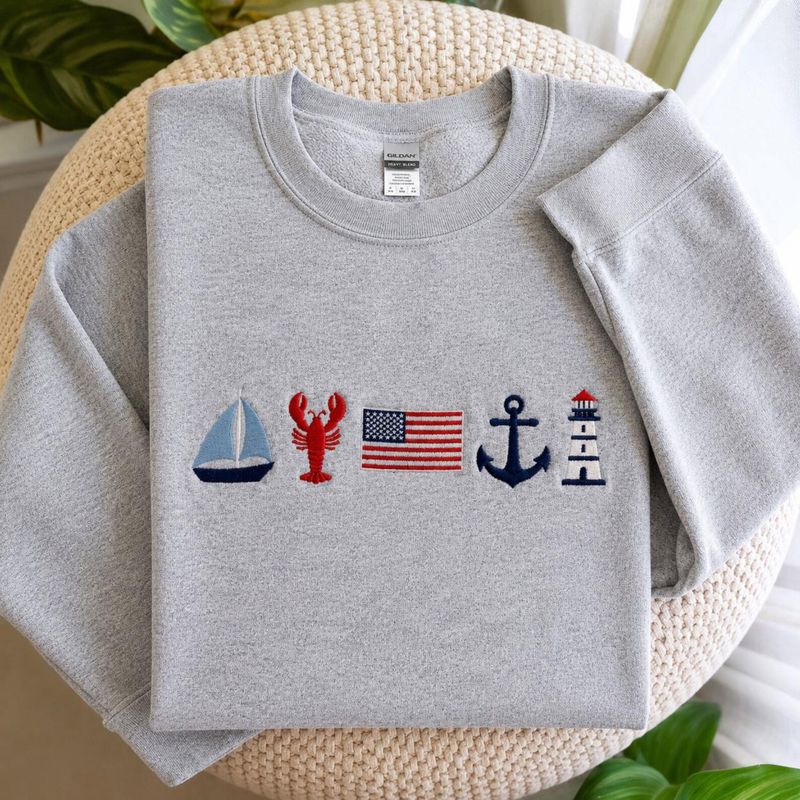 America East Coast Embroidered Sweatshirt – image 6