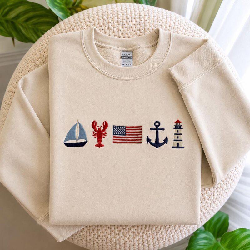 America East Coast Embroidered Sweatshirt – image 7