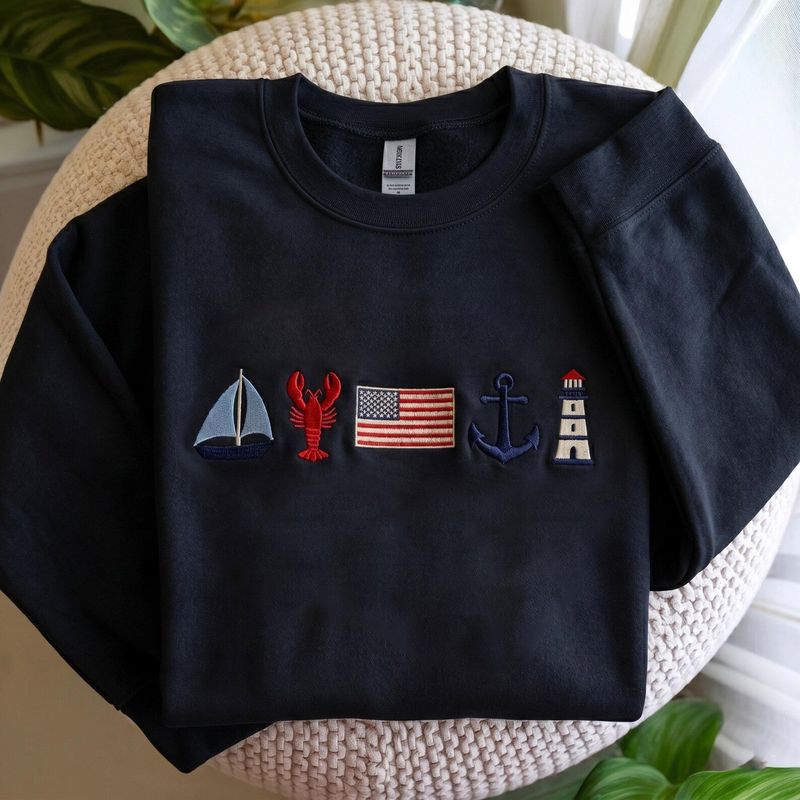 America East Coast Embroidered Sweatshirt – image 8