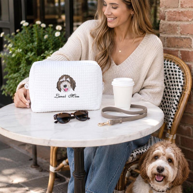 Pet Embroidered Makeup Bag – image 6