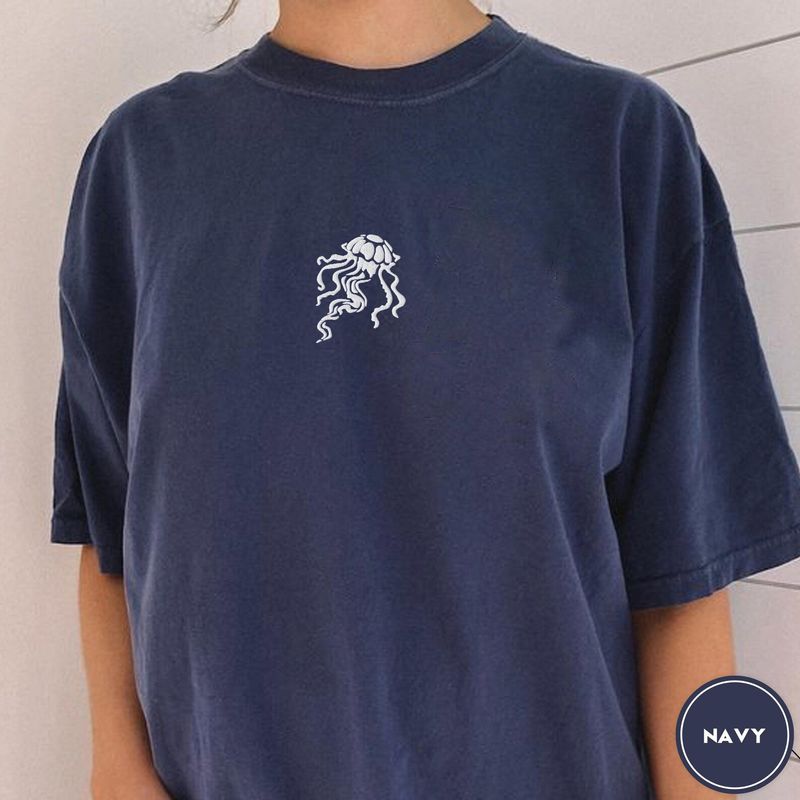 Embroidered Jellyfish Comfort Colors Tshirt – image 11