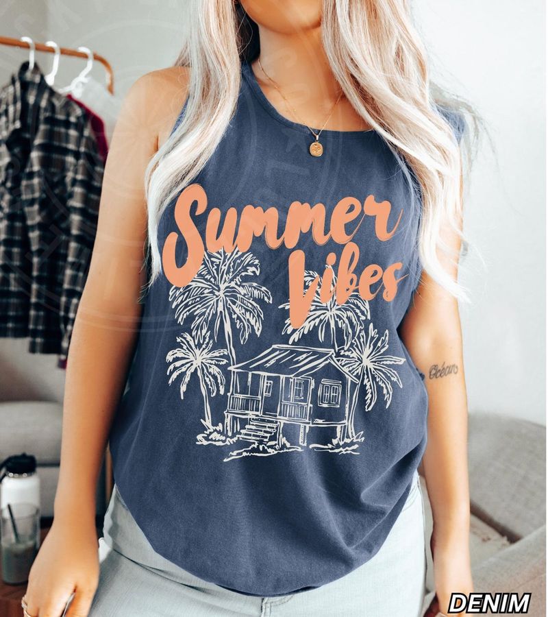 Summer Vibes Tank Top, Summer Tank Top – image 7