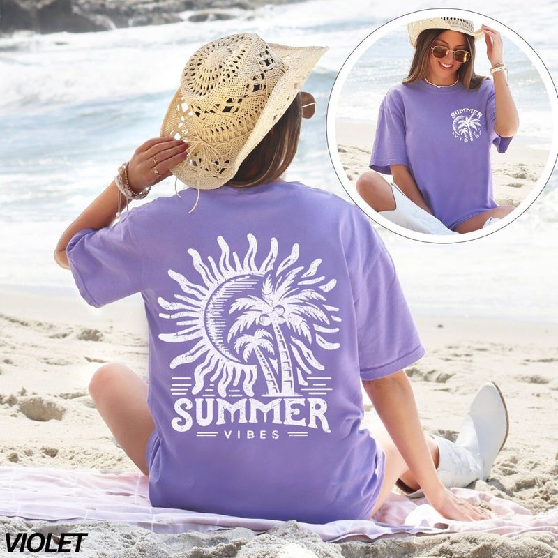 Summer Vibes Shirt, Trendy Summer Shirt – image 5