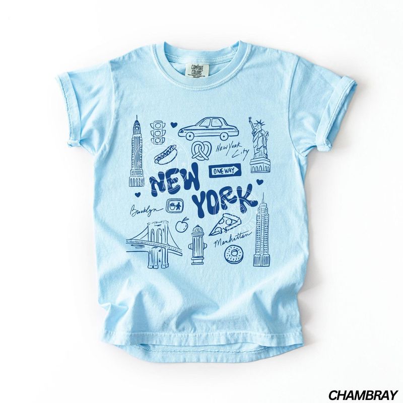 Kids New York Shirt, Youth Graphic Tee – image 3