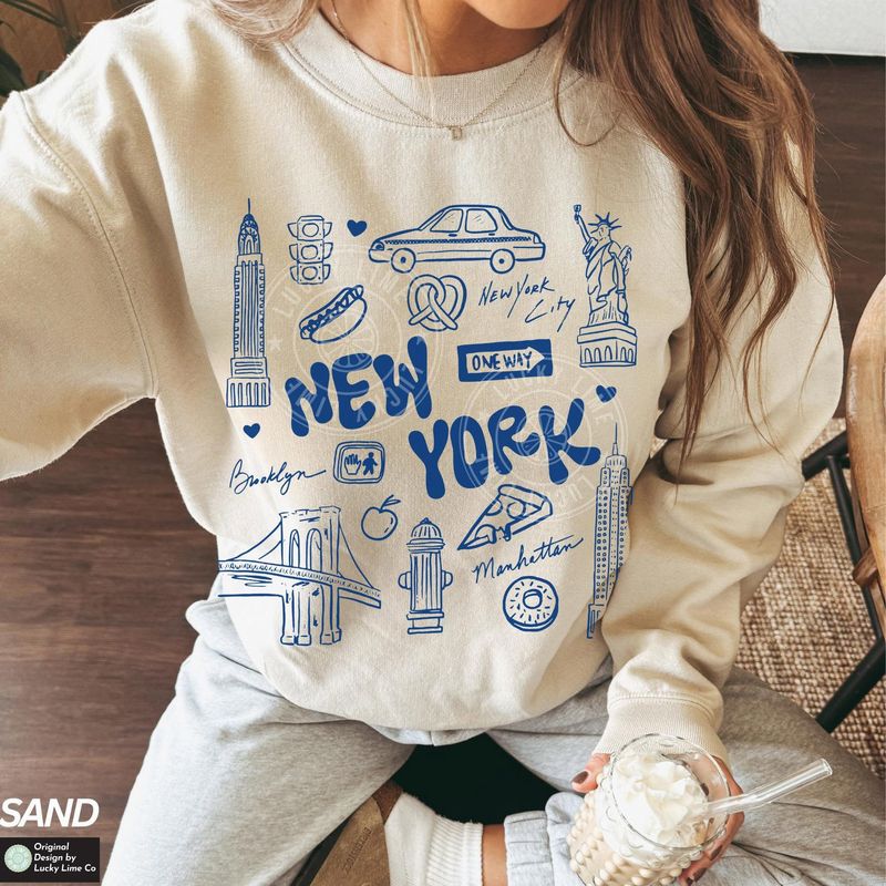 New York Sweatshirt, NYC Shirt – image 3