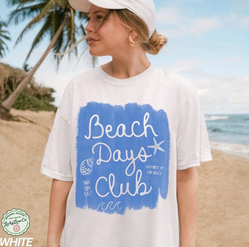 Beach Summer Shirt, Beach Days Club – image 3