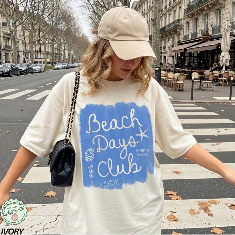 Beach Summer Shirt, Beach Days Club – image 5