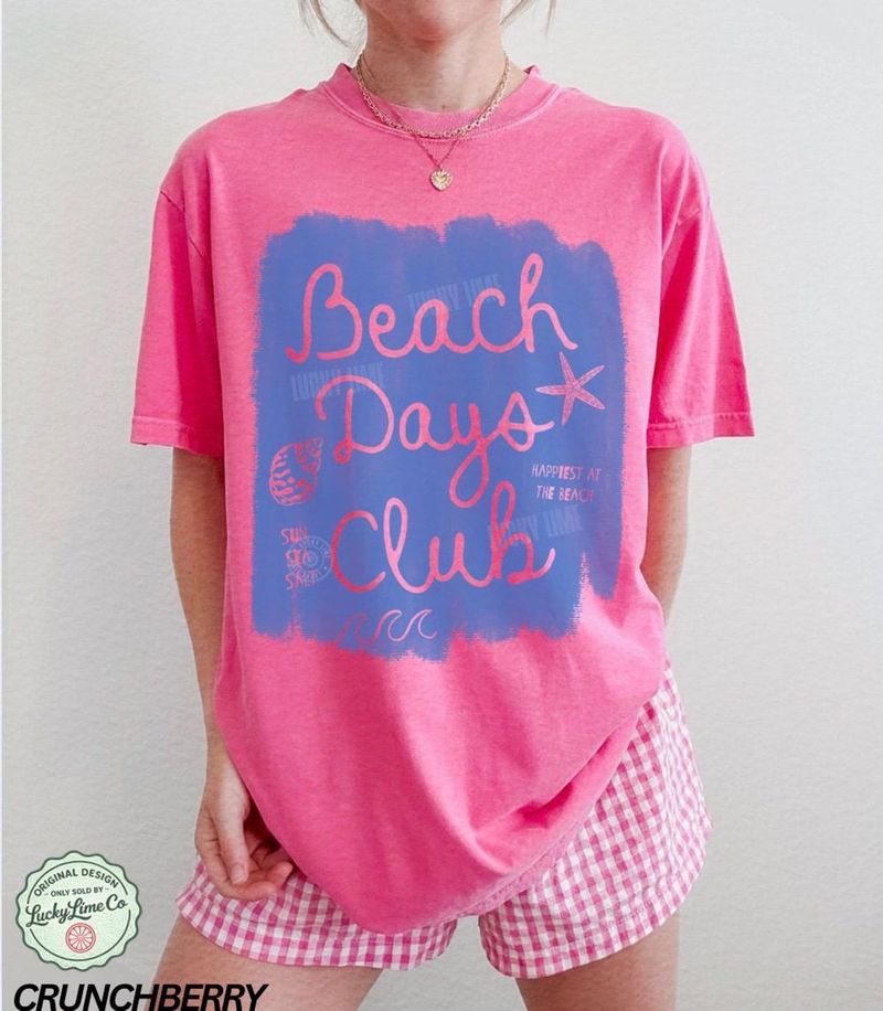 Beach Summer Shirt, Beach Days Club – image 6