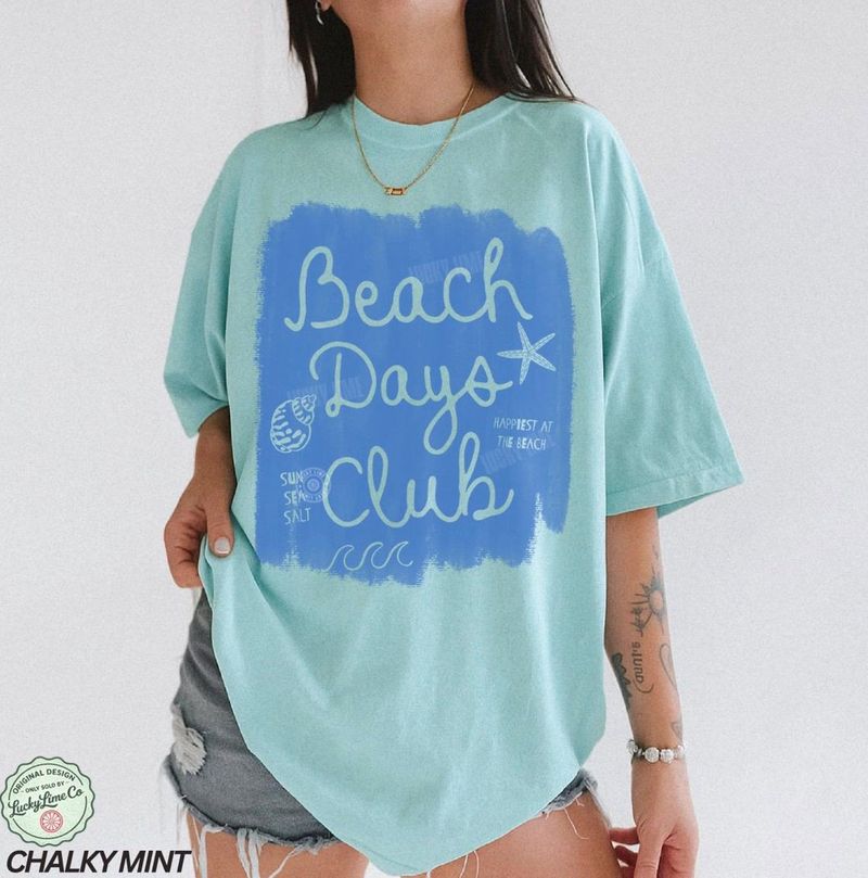 Beach Summer Shirt, Beach Days Club – image 7