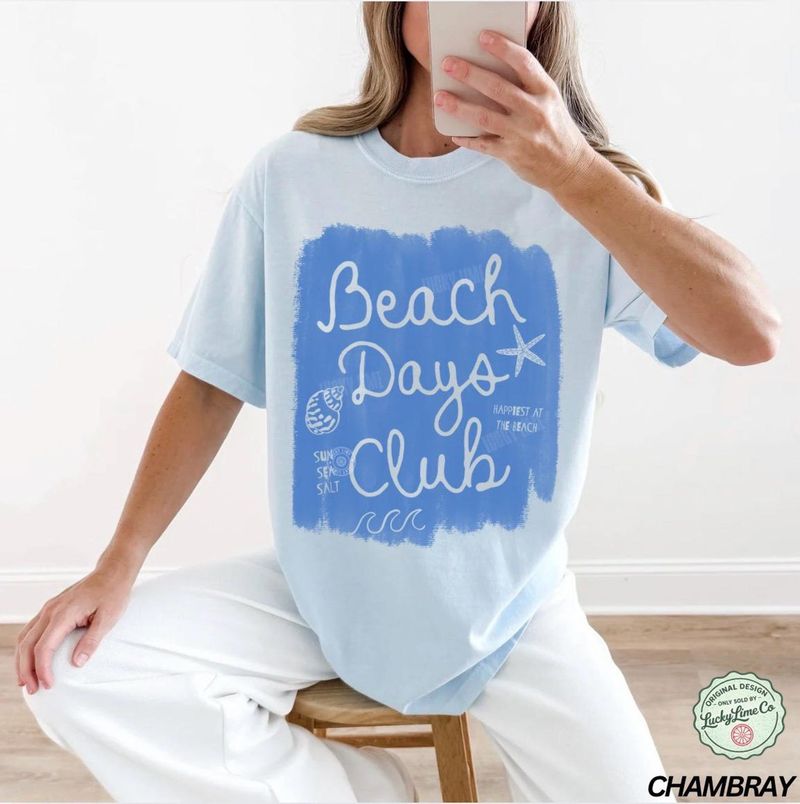 Beach Summer Shirt, Beach Days Club – image 10