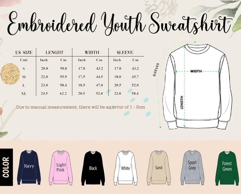 Custom Beach Bachelorette Embroidered Sweatshirt – image 15