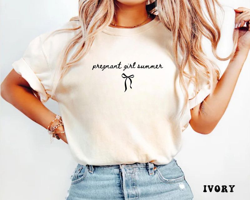 Pregnant Girl Summer Shirt – image 5