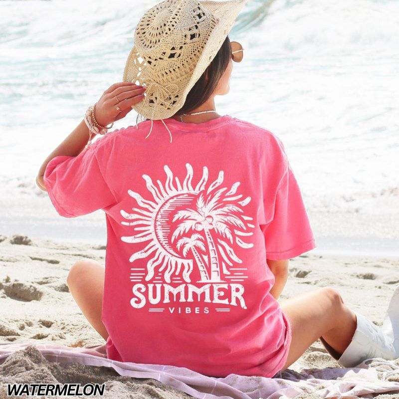 Summer Vibes Shirt, Trendy Summer Shirt