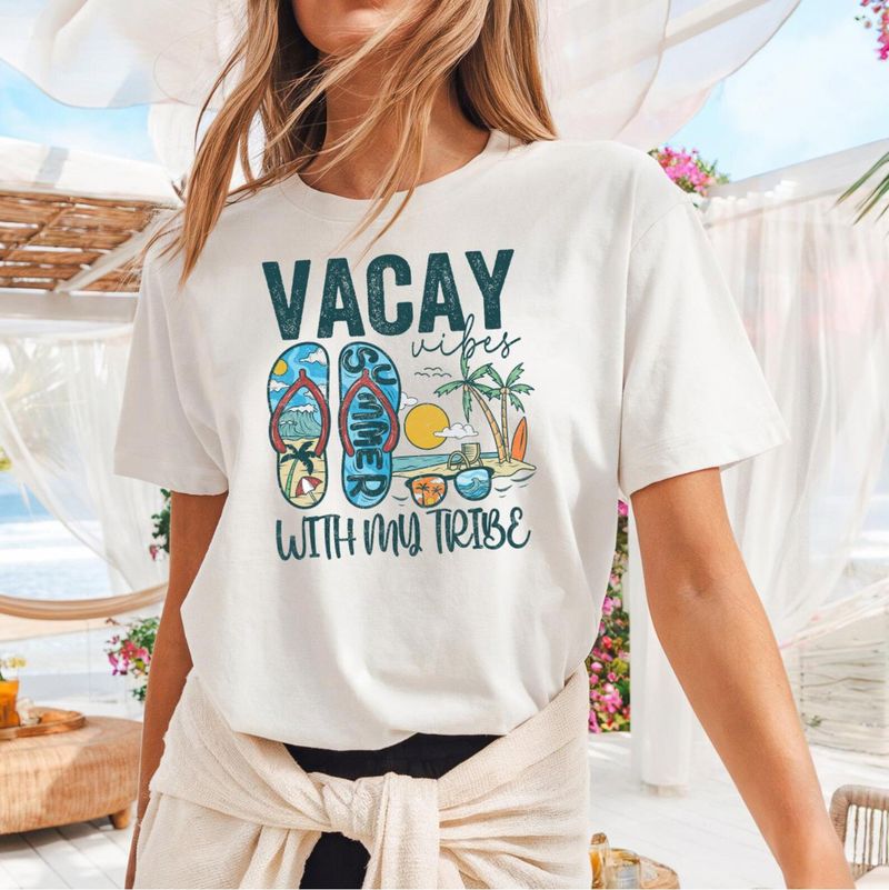 Matching Vacay Vibes With My Tribe Group Shirts – image 6