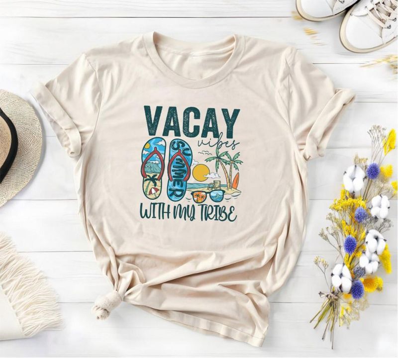 Matching Vacay Vibes With My Tribe Group Shirts – image 7