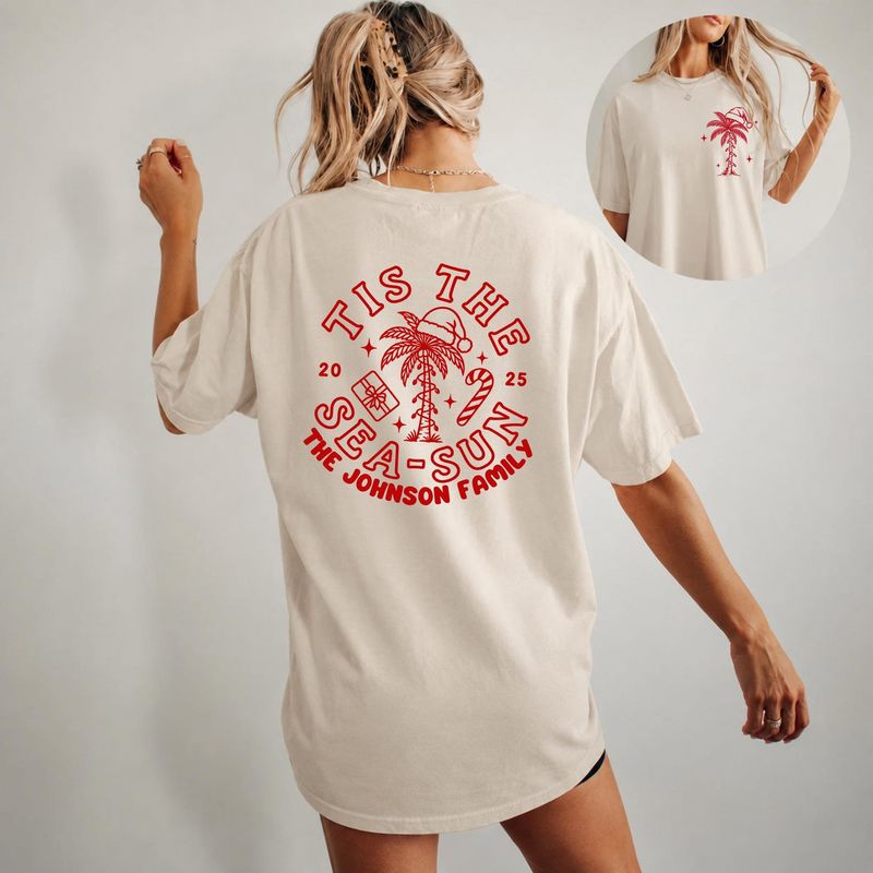 Custom Tis The Sea Sun Shirt – image 5