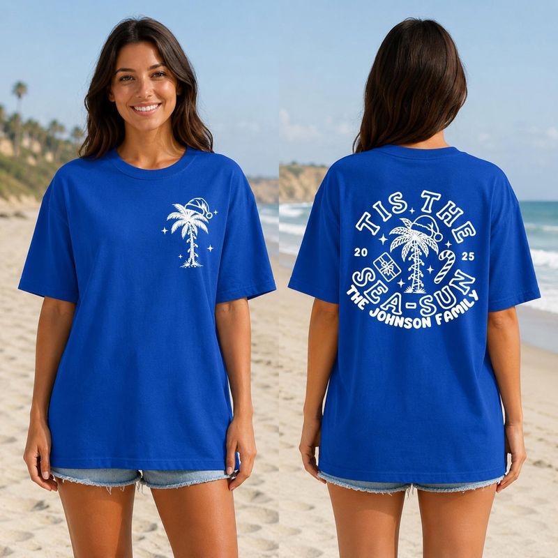 Custom Tis The Sea Sun Shirt – image 7