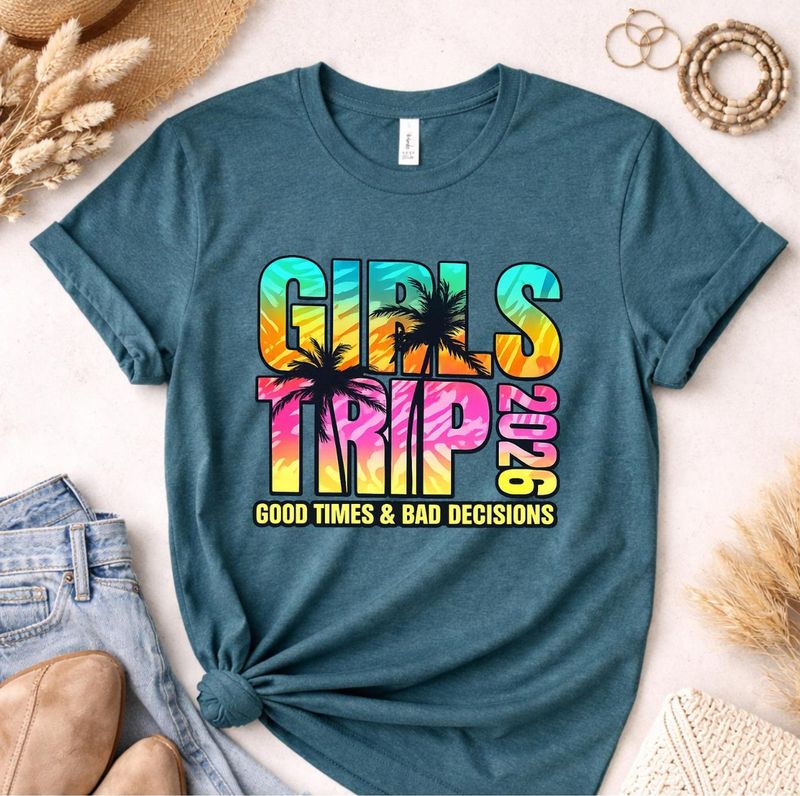 Girls Trip 2026 Shirt, Matching Girls Trip Shirts – image 8