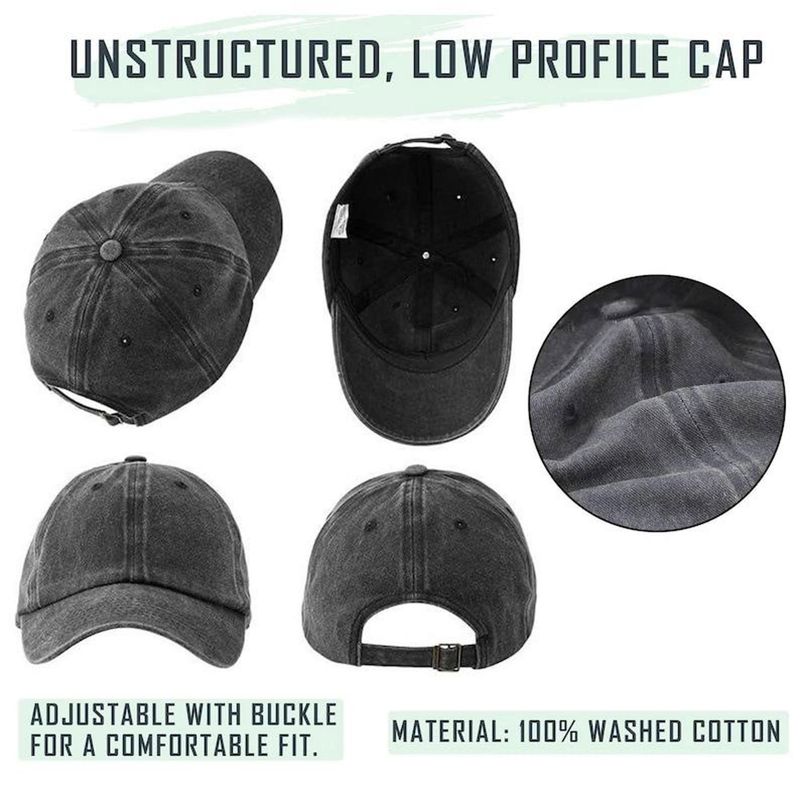 Personalized Lake Embroidered Washed Hat – image 6