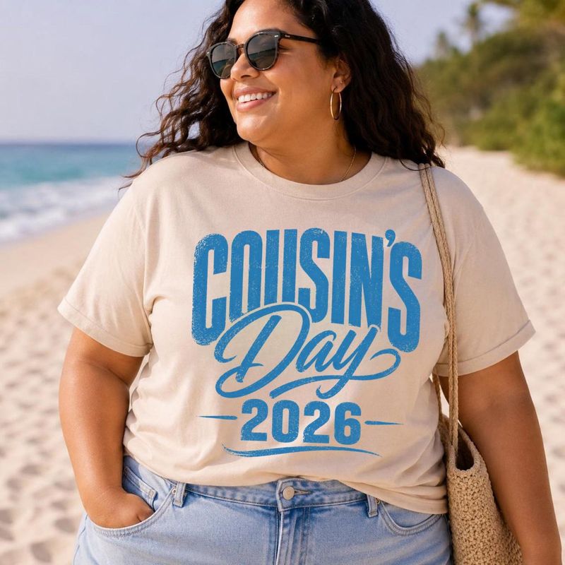 Plus Size Matching Cousins Trip Shirt,Family Beach Vacation Tee – image 4