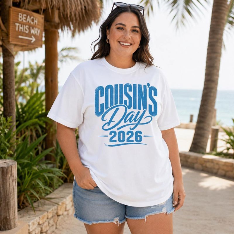Plus Size Matching Cousins Trip Shirt,Family Beach Vacation Tee – image 7