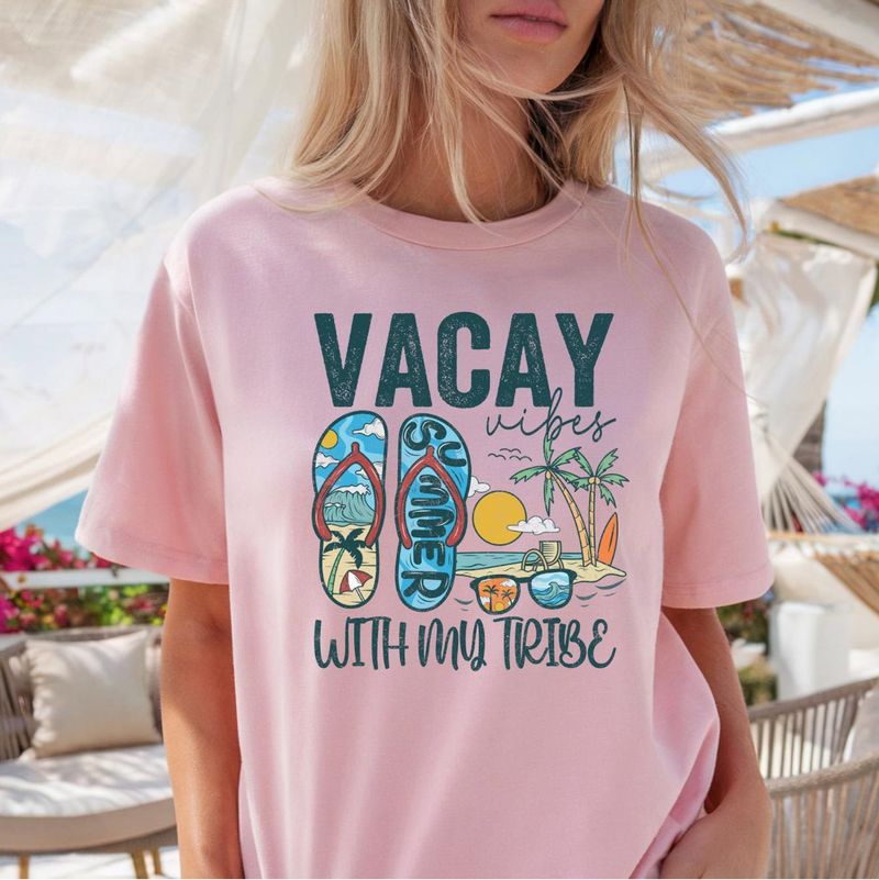 Vacay Vibes With My Tribe Shirt – image 4