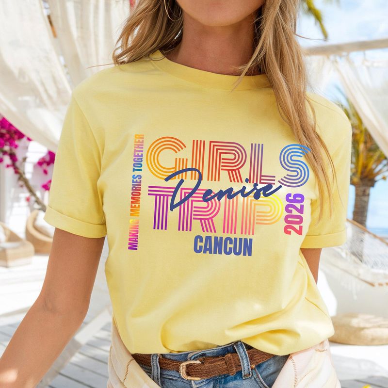 Personalized Girls Trip Shirt 2026 – image 4