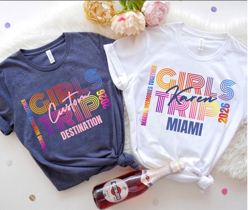 Personalized Girls Trip Shirt 2026 – image 6