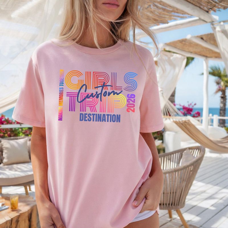 Personalized Girls Trip Shirt 2026 – image 7
