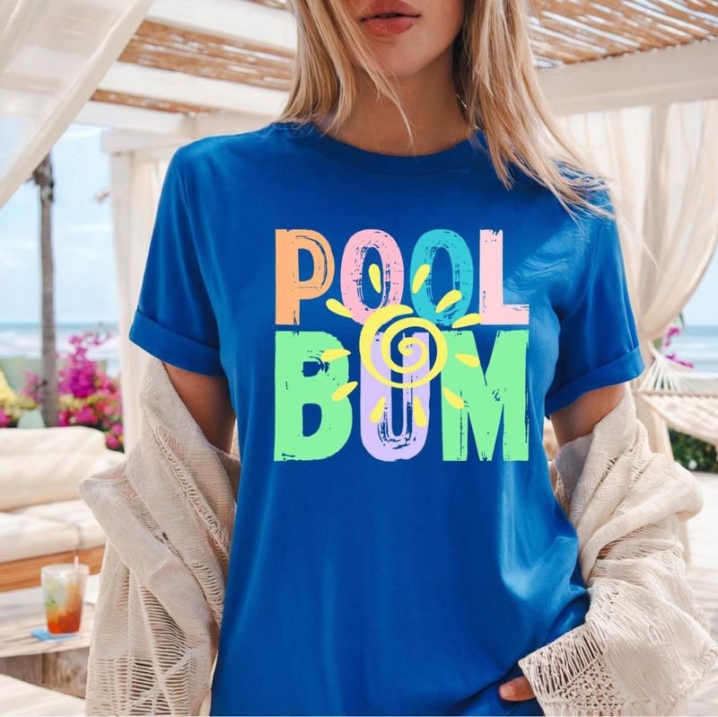 Retro Pool Bum Summer Graphic T-Shirt – image 2