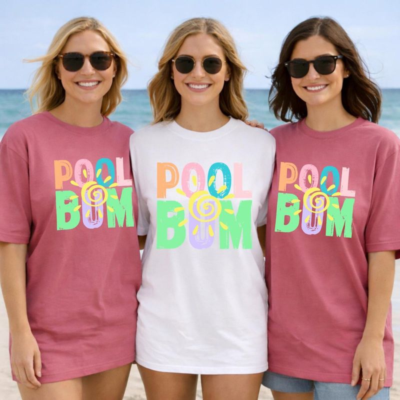 Retro Pool Bum Summer Graphic T-Shirt – image 3
