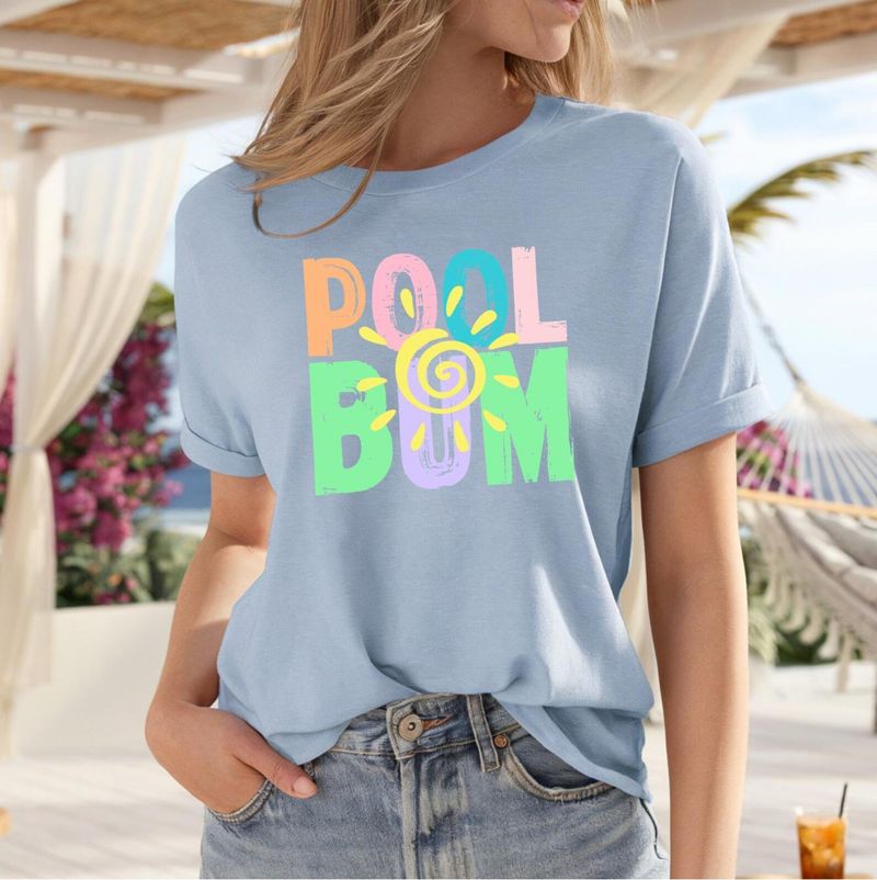 Retro Pool Bum Summer Graphic T-Shirt – image 5