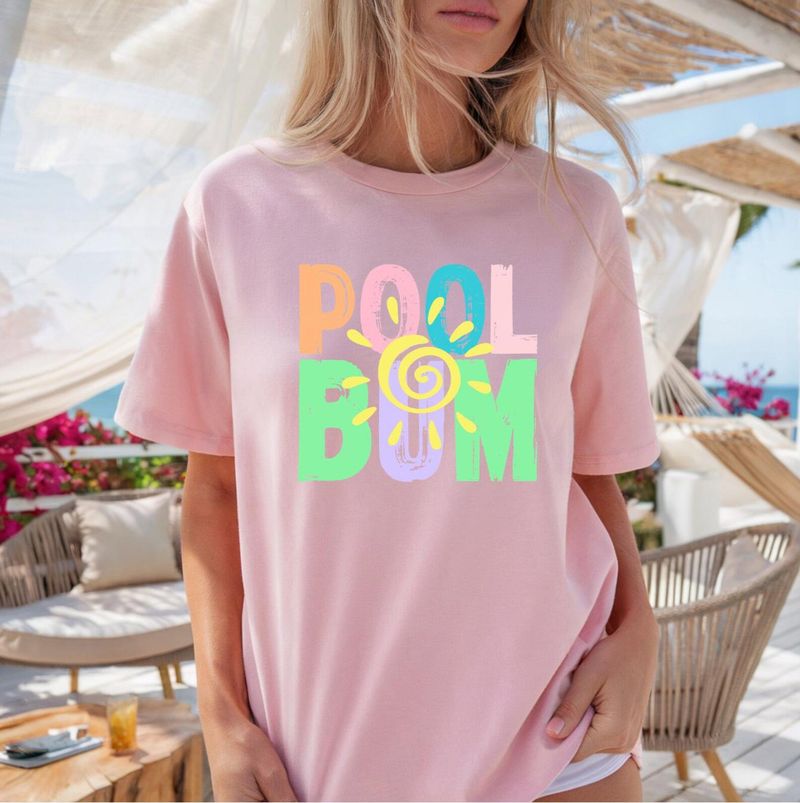 Retro Pool Bum Summer Graphic T-Shirt – image 7