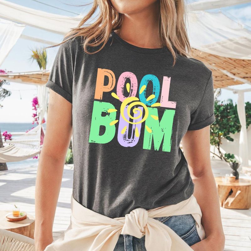 Retro Pool Bum Summer Graphic T-Shirt – image 8