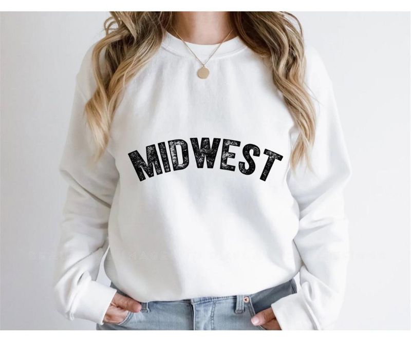 Midwest Sweatshirt: Trendy Varsity Crewneck – image 2