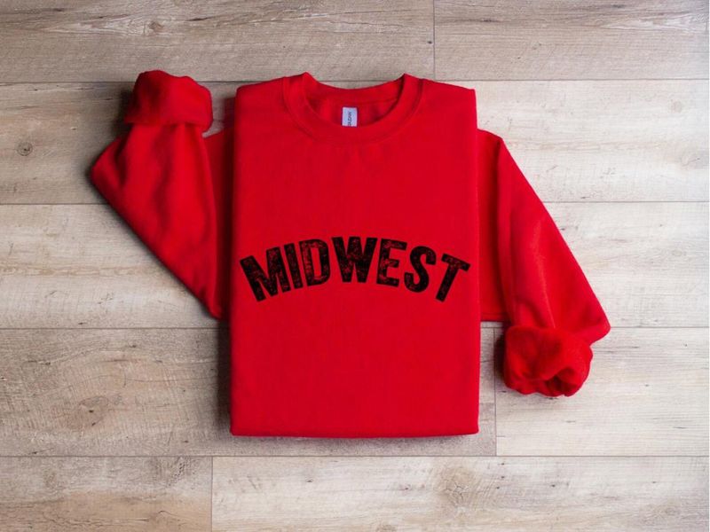 Midwest Sweatshirt: Trendy Varsity Crewneck – image 4